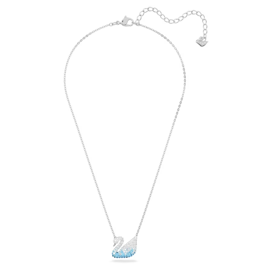 925 Sterling Silver Iconic Swan Necklaces (Blue)