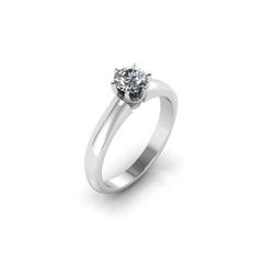 TRISHTY® Pure Platinum Studded Ring For Women's & Girl's