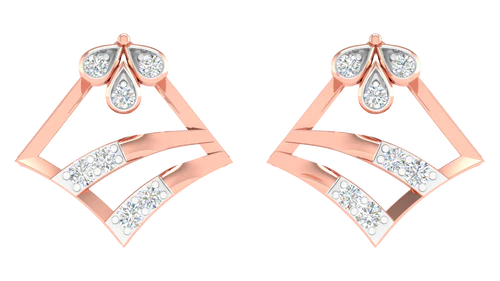 18kt Gold Neha Diamond Earrings