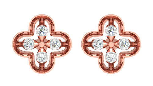 18kt Gold Tara Diamond Earrings