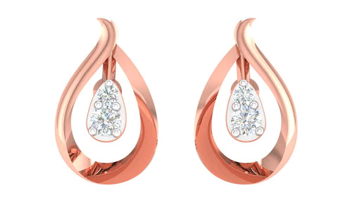 18kt Gold Penelope Diamond Earrings