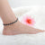 Silver Knitted Anklet