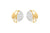 Yellow Gold Studded Earrings