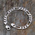 92.5 Sterling Silver Figaro Bracelet for Mens