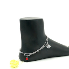 Silver Charm Anklet