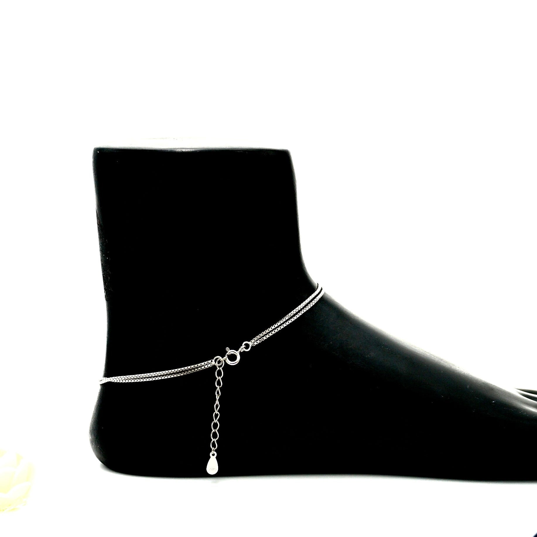 Silver Charm Anklet
