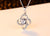 Sterling Silver Shimmer Flower Necklaces