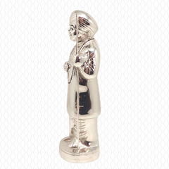 999 Fine Silver Plated Hindu Goddess Jalaram Bapa Idol / Murti for Puja Room, Temple, Meditation, Office, Business & Home Decoration Gift Collection any many more