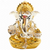 Gold Silver Plated Shree Ganesh Idol Murti for Puja Room, Temple, Office, Business & Home Decoration Gift Collection