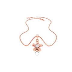 18KT ROSE GOLD EDEN REAL DIAMOND PENDANT