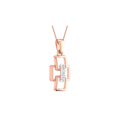 18KT ROSE GOLD KIARA REAL DIAMOND PENDANT