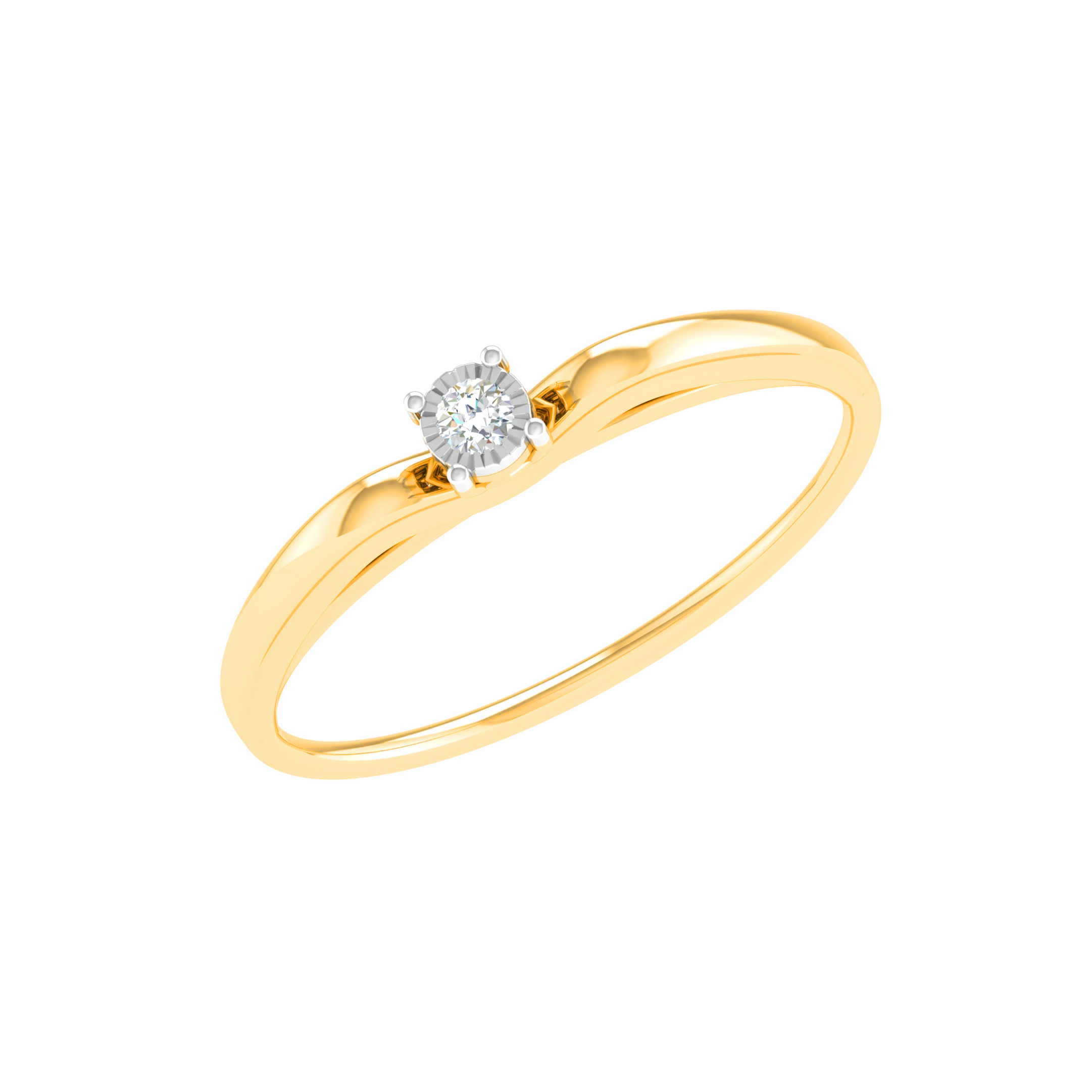 Princess Solitaire Diamond Ring