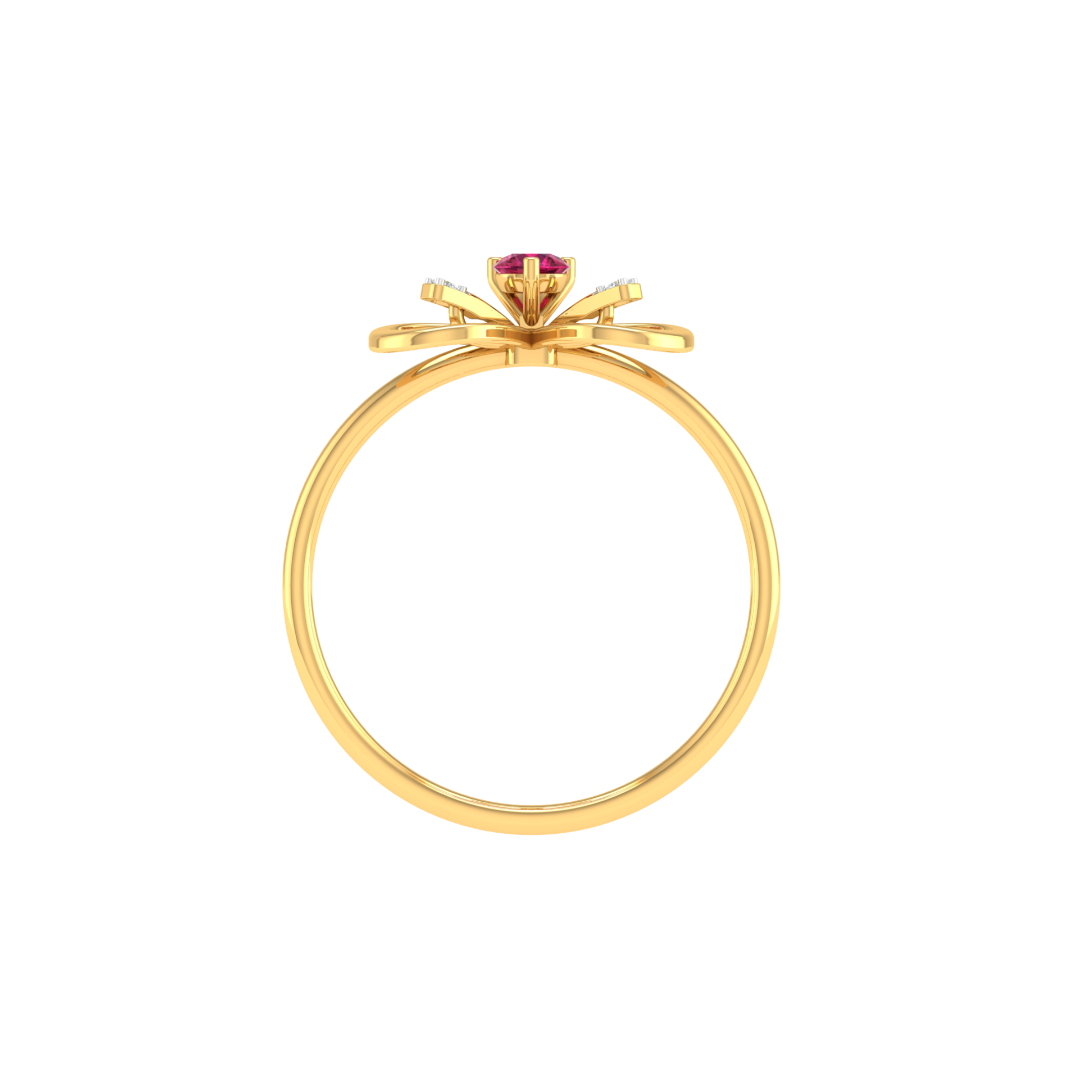 Nisha Gemstone Diamond Ring