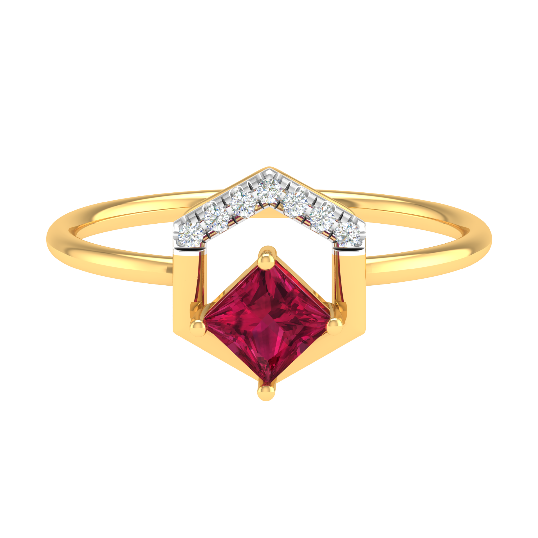 Nina Gemstone Diamond Ring