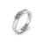 TRISHTY® Pure Platinum Studded Couple Band Ring For Men's & Boy's