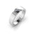 TRISHTY® Pure Platinum Studded Band Ring For Men's & Boy's