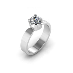 TRISHTY® Pure Platinum Studded Ring For Women & Girls