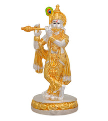 Lord Krishna Murti 999 Gold & Silver Plated