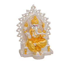 Lord Ganesh Murti Gold & Silver Plated