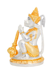 Lord Hanuman murti 999 Gold & Silver Plated