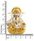 Gold Silver Plated Shree Ganesh Idol Murti for Puja Room, Temple, Office, Business & Home Decoration Gift Collection